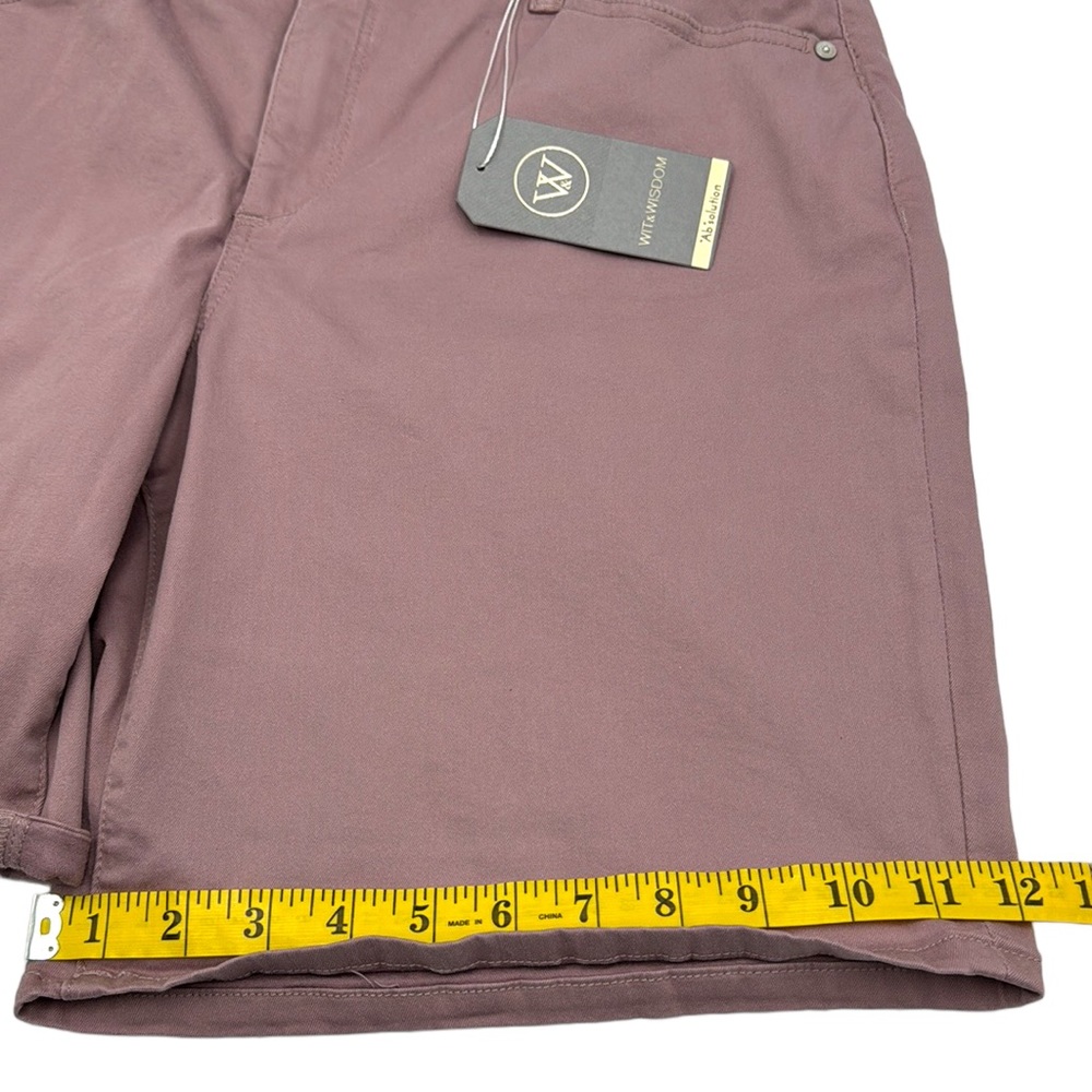 Wit & Wisdom Ab Solution Stretch Twill Shorts Size 14 - Picture 14 of 16